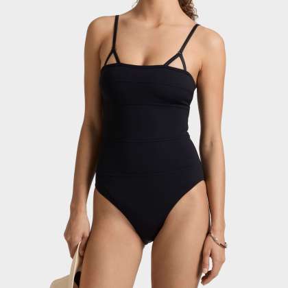 Vilebrequin - Solid Sculpting Badeanzug Für Damen - Bademode - Larmure - Schwarz - Größe XL – Bild 3