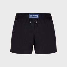 Vilebrequin - Kurze Jacquard Turtles Badeshorts Für Herren - Bademode - Manta - Schwarz - Größe XL