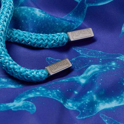 Vilebrequin - Lange, Ultraleichte Und Verstaubare Sparkling Whales Badeshorts Für Herren - Bademode - Okohina - Blau - Größe L – Bild 5