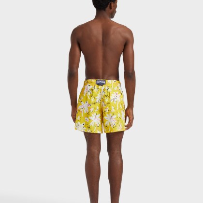 Vilebrequin - Men Swim Shorts Hawai Splash - Vbq X Palm Angels - Bademode - Moorea - Gelb - Größe M – Bild 4
