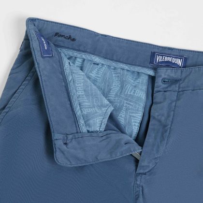 Vilebrequin - Bermudashorts Aus Tencel-gabardine Für Herren - Bermuda - Ponche - Blau - Größe 33 – Bild 6