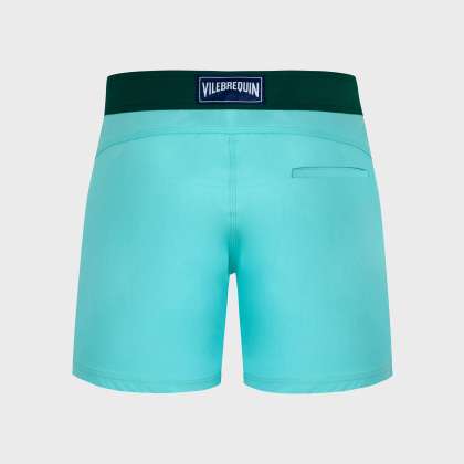 Vilebrequin - Color Block Stretch-badeshorts Mit Flachem Bund Für Herren - Bademode - Merle - Blau - Größe XXXL – Bild 2