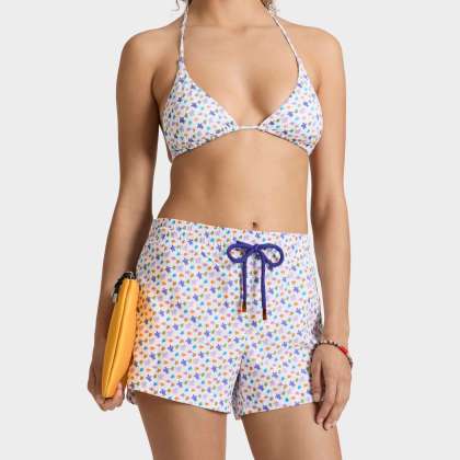 Vilebrequin - Micro Ronde Des Tortues Badeshorts Für Damen - Shorty - Fabya - Weiss - Größe XS – Bild 3