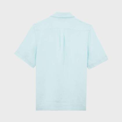 Vilebrequin - Solid Bowling-hemd Für Herren - Hemd - Charli - Blau - Größe XL – Bild 2