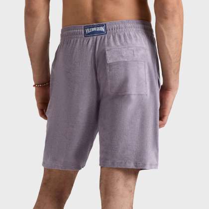 Vilebrequin - Jacquard-bermudashorts Aus Frottee - Bermuda - Bolide - Violett - Größe XXL – Bild 4