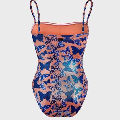 Vilebrequin - Disco Butterfly Bustier-badeanzug Für Damen - Bademode - Facette - Rosa - Größe S