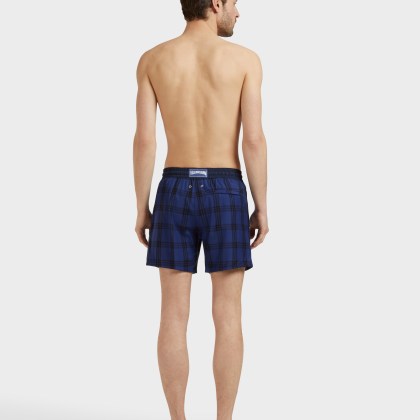 Vilebrequin - Figurbetonte Carreaux Woll-badeshorts Für Herren - Bademode - Magnus - Blau - Größe XL – Bild 4