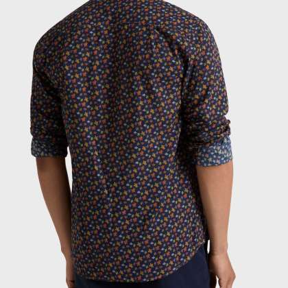 Vilebrequin - Micro Ronde Des Tortues Hemd Aus Baumwollvoile Für Herren - Hemd - Caracal - Orange - Größe M – Bild 4