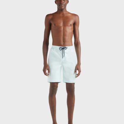 Vilebrequin - Satin-bermudashorts Aus Tencel Und Baumwolle Für Herren - Bermuda - Levant - Blau - Größe 42