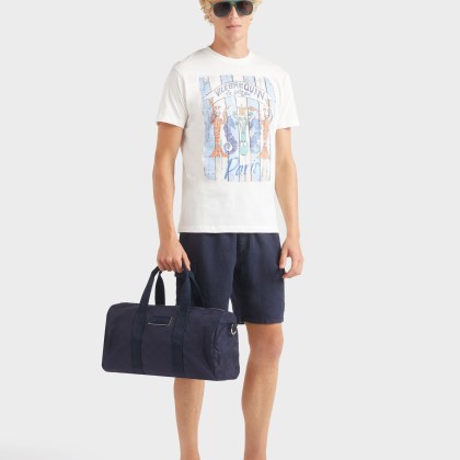 Vilebrequin - Paris Plage Baumwoll-t-shirt Für Herren - T-shirt - Portisol - Weiss - Größe XXXL – Bild 5