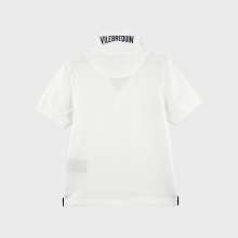 Vilebrequin - Solid Polohemd Aus Baumwollpikee Mit Changierendem Effekt Für Jungen - Polohemd - Pantin - Weiss - Größe 4