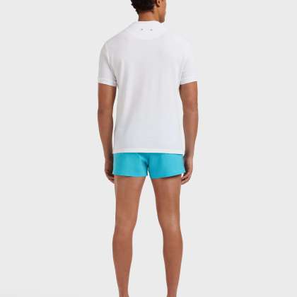 Vilebrequin - Solid Polohemd Aus Bio-baumwollpikee Für Herren - Polohemd - Palatin - Weiss - Größe XL – Bild 4