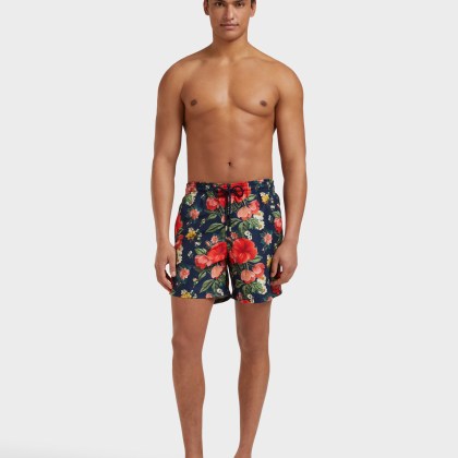 Vilebrequin - Flowers Badeshorts Für Herren - Bademode - Moorea - Blau - Größe L – Bild 3