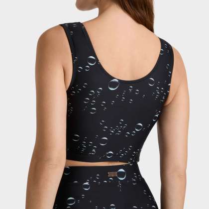 Vilebrequin - Bubble 3d Tankini-oberteil Für Damen - Rashguard - Frost - Schwarz - Größe S – Bild 4