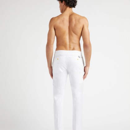 Vilebrequin - Solid Hose Aus Baumwolle Und Tencel Für Herren - Jeanshose - Clemence - Weiss - Größe 38