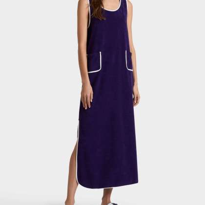 Vilebrequin - Langes Solid Frottee-trägerkleid Für Damen - Kleid - Lindsay - Violett - Größe S – Bild 3