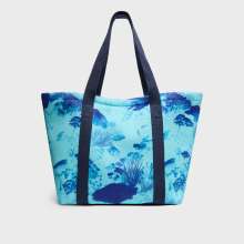 Vilebrequin - Coral Reef Strandtasche Aus Neopren - Strandtasche - Bagsib - Blau - Größe OSFA