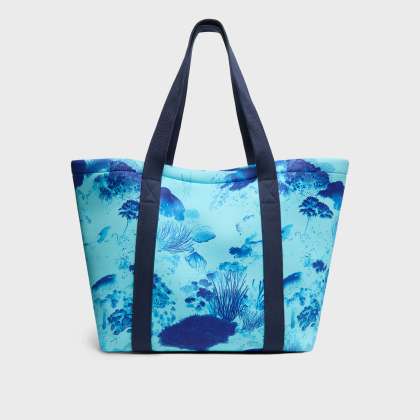 Vilebrequin - Coral Reef Strandtasche Aus Neopren - Strandtasche - Bagsib - Blau - Größe OSFA – Bild 2