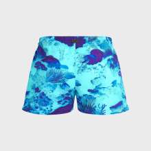 Vilebrequin - Coral Reef Stretch-badeshorts Für Damen - Shorty - Fabya - Blau - Größe S