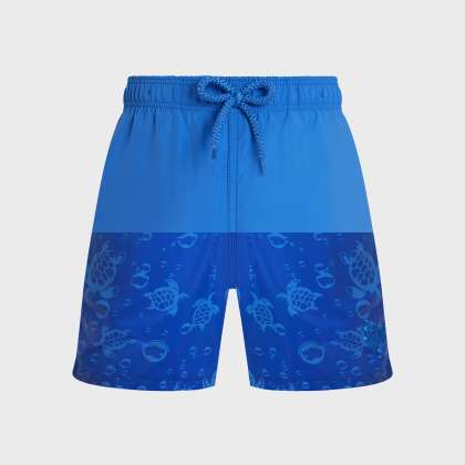 Vilebrequin - Mit Wasser Reagierende Bubble Turtles 3d Badeshorts Für Jungen - Bademode - Jim - Blau - Größe 2 – Bild 3