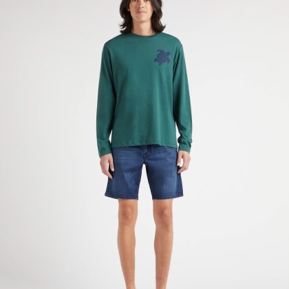 Vilebrequin - Langärmeliges T-shirt Aus Baumwolle Für Herren - T-shirt - Ales - Grün - Größe XXXL – Bild 3