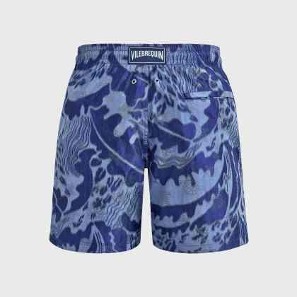 Vilebrequin - Vagues 360° Badeshorts Für Herren - Bademode - Moopea - Blau - Größe M – Bild 2