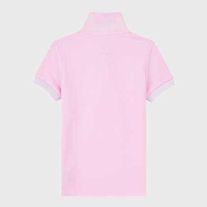 Vilebrequin - Boys Cotton Pique Polo Shirt Solid - Polohemd - Pantin - Rosa - Größe 14 – Bild 2