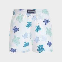 Vilebrequin - Tortues Multicolores Badeshorts Für Herren - Bademode - Moorea - Weiss - Größe 5XL
