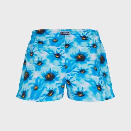 Vilebrequin - Poppies Stretch-badeshorts Für Damen - Shorty - Fabya - Blau - Größe L – Bild 2