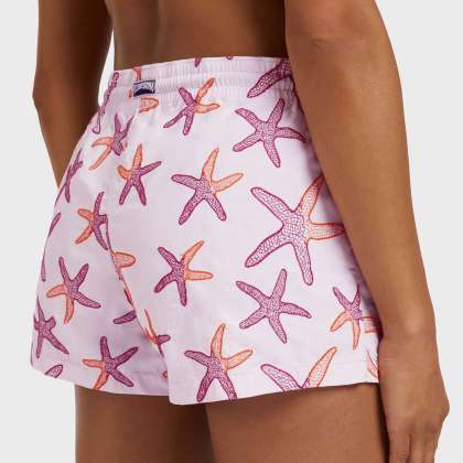 Vilebrequin - Starlettes Badeshorts Mit Stickerei Für Damen - Shorty - Fiona - Rosa - Größe XS – Bild 6