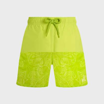 Vilebrequin - Mit Wasser Reagierende Hypnoctopus Badeshorts Für Jungen - Bademode - Jim - Grün - Größe 8 – Bild 3
