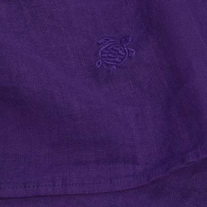 Vilebrequin - Solid Hemdkleid Aus Leinen Für Damen - Kleid - Luciane - Violett - Größe L – Bild 5