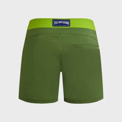 Vilebrequin - Color Block Stretch-badeshorts Mit Flachem Bund Für Herren - Bademode - Merle - Grün - Größe XXL – Bild 2