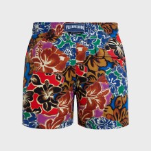 Vilebrequin - Men Swim Shorts Hawaiian Patchwork - Vbq X Palm Angels - Bademode - Moorea - Blau - Größe M