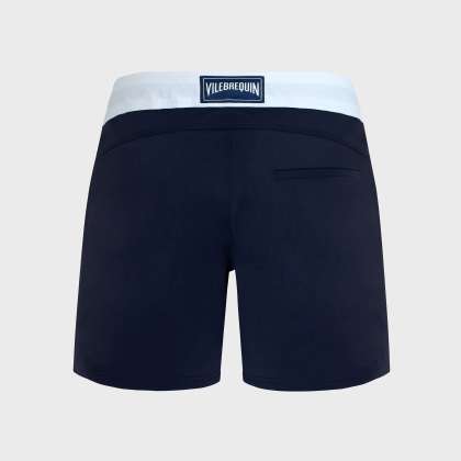 Vilebrequin - Color Block Stretch-badeshorts Mit Flachem Bund Für Herren - Bademode - Merle - Blau - Größe XXXL – Bild 2