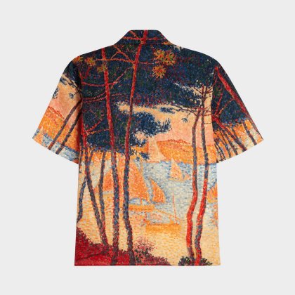 Vilebrequin - Voile Et Pins Bowling-hemd Aus Leinen Für Herren - Hemd - Chelly - Gelb - Größe M