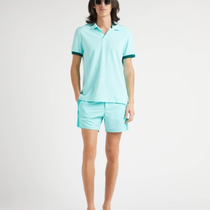 Vilebrequin - Color Block Stretch-badeshorts Mit Flachem Bund Für Herren - Bademode - Merle - Blau - Größe M – Bild 5