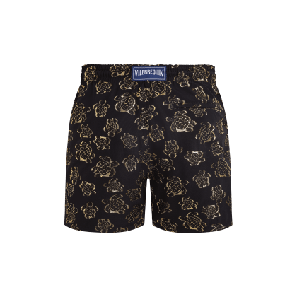 Vilebrequin Ronde Des Tortues Jacquard Badeshorts Für Herren - Moopea - Schwarz - Größe XXL Vilebrequin Ronde Des Tortues Jacquard Badeshorts Für Herren - Moopea - Schwarz - Größe XXL