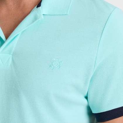 Vilebrequin - Solid Polohemd Aus Baumwolle Für Herren - Polohemd - Palatin - Blau - Größe XXL – Bild 5