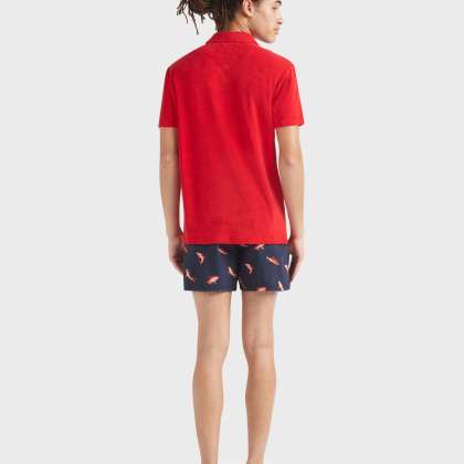 Vilebrequin - Solid Frottee-polohemd Für Herren - Polohemd - Phoenix - Rot - Größe XL – Bild 4