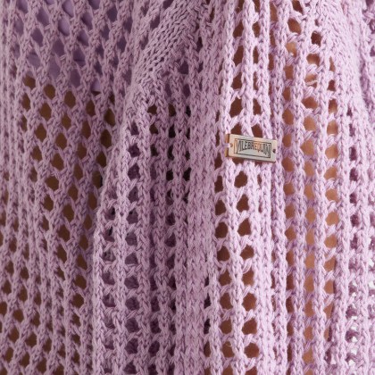 Vilebrequin - Solid Häkelpullover Für Damen - Pullover - Linh - Violett - Größe M – Bild 5