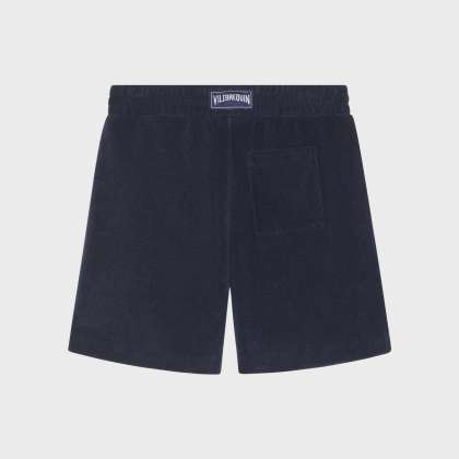 Vilebrequin - Frottee-bermudashorts Mit Aufgestickter Schildkröte Für Jungen - Bermuda - Goh - Blau - Größe 14 – Bild 2