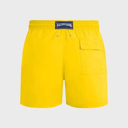 Vilebrequin - Kurze Solid Badeshorts Für Herren - Bademode - Monrise - Gelb - Größe XXL – Bild 2