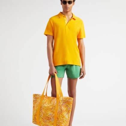 Vilebrequin - Solid Frottee-polohemd Für Herren - Polohemd - Phoenix - Orange - Größe S – Bild 5