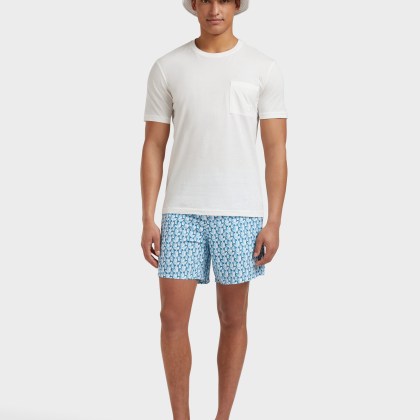 Vilebrequin - Turtles Net Badeshorts Für Herren - Bademode - Moorea - Weiss - Größe XXXL – Bild 5