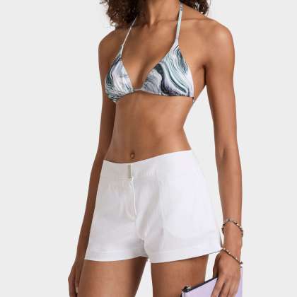 Vilebrequin - Solid Badeshorts Für Damen - Shorty - Ferise - Weiss - Größe L – Bild 3