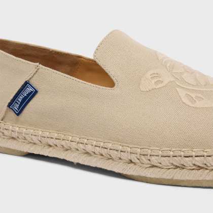 Vilebrequin - Solid Canvas-bootsschuhe Für Herren - Schuhe - Clive - Beige - Größe 44 – Bild 3