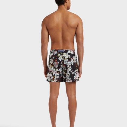 Vilebrequin - Men Swim Shorts Flower Splash - Vbq X Palm Angels - Bademode - Moorea - Schwarz - Größe L – Bild 4