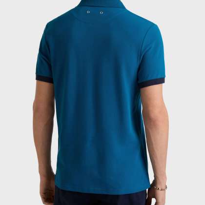 Vilebrequin - Solid Polohemd Aus Baumwolle Für Herren - Polohemd - Palatin - Blau - Größe M – Bild 4