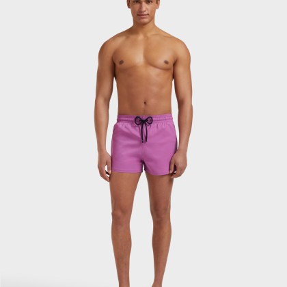 Vilebrequin - Kurze Und Figurbetonte Einfarbige Stretch-bademode Für Herren - Bademode - Man - Rosa - Größe M – Bild 3